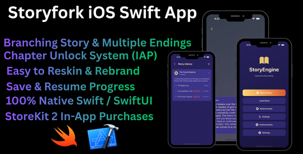 StoryEngine — iOS App Visual Original With Myth Template
