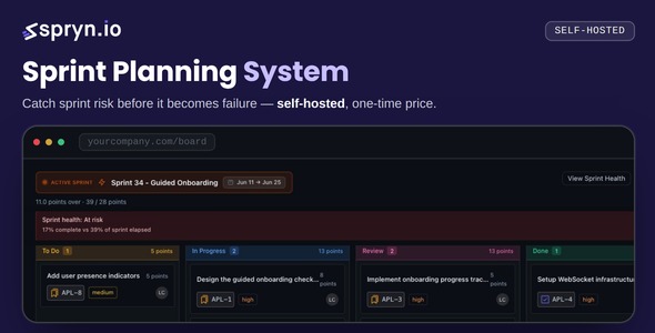 Spryn – Self-Hosted Hurry Planning Tool