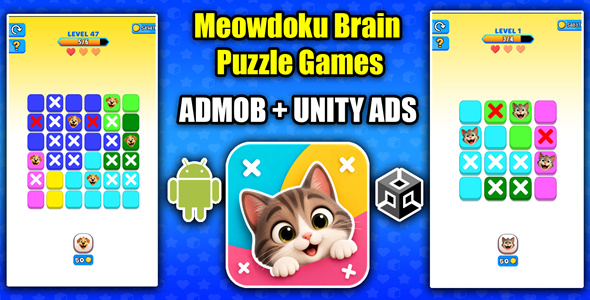 NextLevelGames | Meowdoku Brain Puzzle 2D Solidarity Game Template