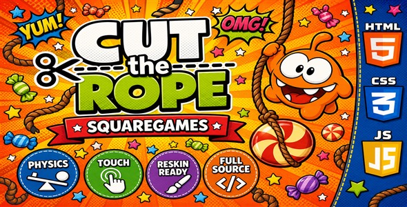 Gash The Rope – HTML5 Game