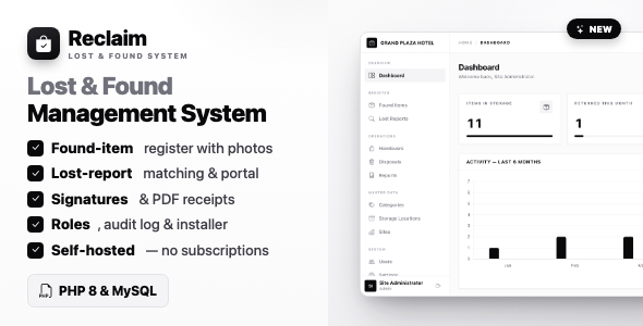 Reclaim — Lost & Realized Administration System