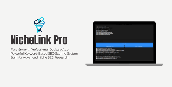 NicheLink – Desktop Application – URL Enlighten material Analyzer