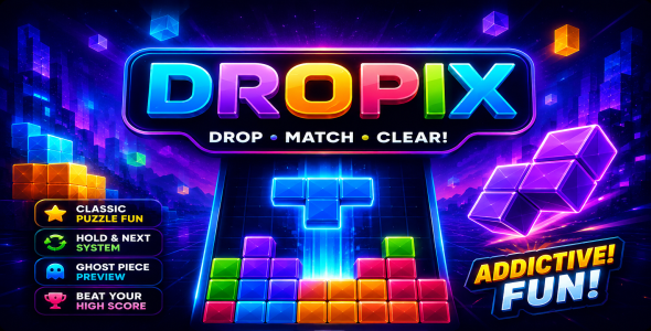 Dropix | HTML5 Block Puzzle Game