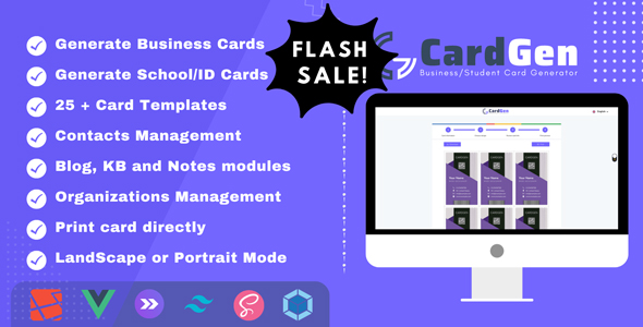 CardGen – Commercial & ID Card Generator