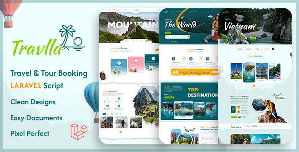 Travlla – Commute & Tour Booking Laravel Machine