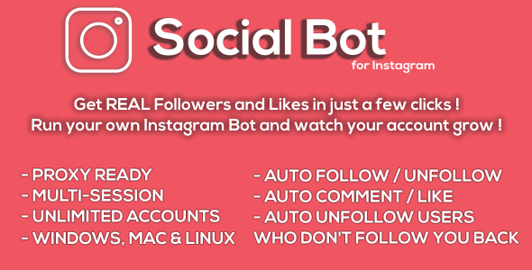 Social Bot – Instagram Automation Bot