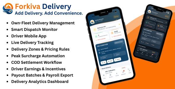 Forkiva – Starting up Administration & Driver App Add-on