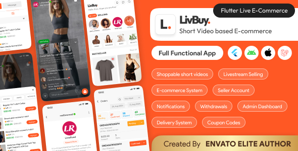 LivBuy: Dwell Streaming Taking a survey App, Rapid Video Ecommerce, Multivendor Marketplace