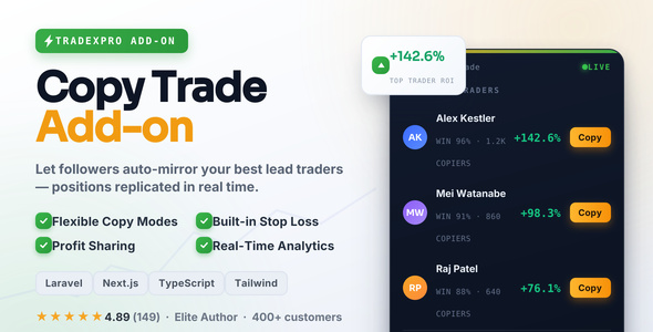 TradexPro – Reproduction Commerce Add-on | Crypto Social and Reproduction Shopping and selling for Your Commerce