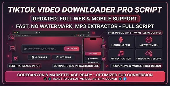 TikDown | Rapid Video Downloader and MP3 Extractor