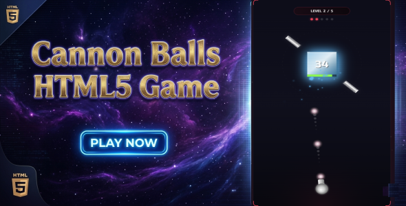 Cannon Balls | HTML5 Cannon Shooting Arcade Game