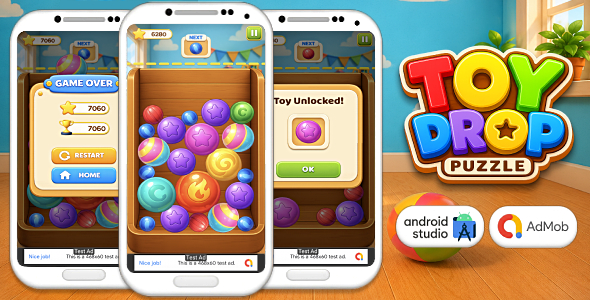 Toy Descend Puzzle – Android Studio Puzzle Game