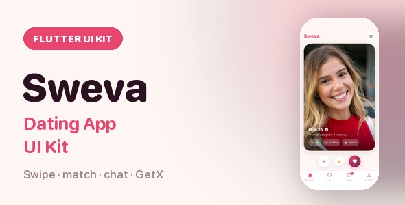 Sweva | Flutter Relationship App UI Equipment