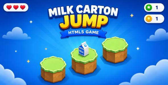Milk Carton Leap | Unending Arcade HTML5 Sport