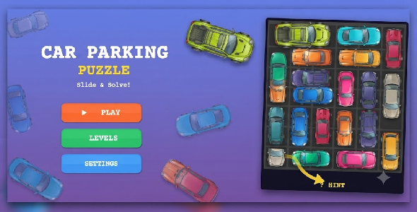 Automobile Parking Puzzle | HTML5 Cell Sport | Phaser 3