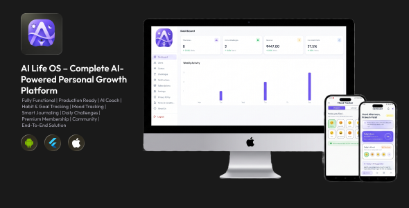 LifePilot | Flutter App With Admin Panel and Firebase Backend