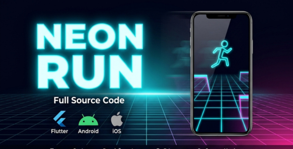 TechArt Studios | Neon Flee Never-ending Arcade Runner – Flutter Sport