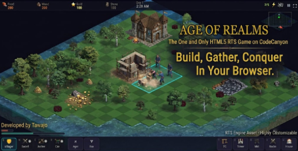 Age of Nation-states | Isometric RTS HTML5 Game