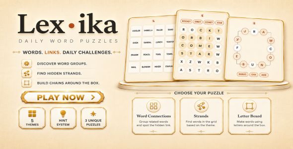 Lexika Notice Puzzle | HTML5 Recreation
