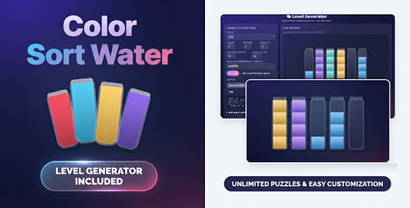 Color Form Water | Liquid Sorting Puzzle HTML5 Game