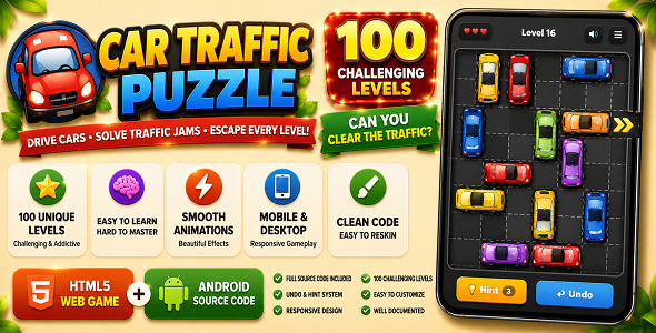 Automobile Website online web page visitors Puzzle | HTML5 Sport with Android Studio Mission