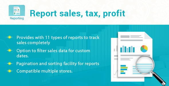 Prestashop Document sales, tax, profit Module
