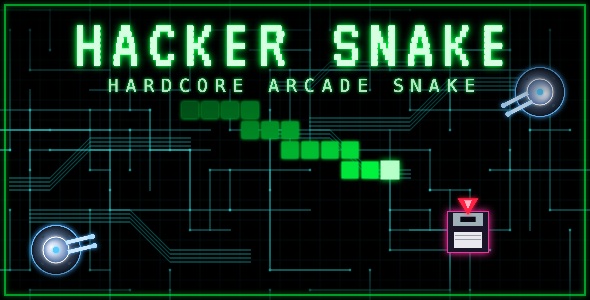 Hacker Snake | Hardcore HTML5 Arcade Snake Sport