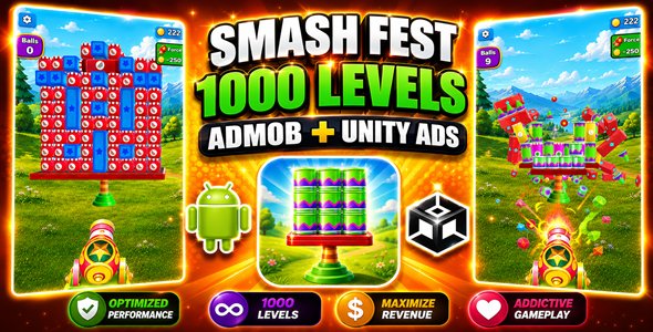 Cannon Ball Fest | Casual 3D Cohesion Recreation Template