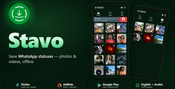 Stavo – Space Saver for WA | Flutter Android App With AdMob