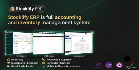 Stocklify ERP — Total Inventory & Accounting Contrivance for Recent Agencies