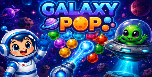 Galaxy Pop | HTML5 Bubble Shooter Sport