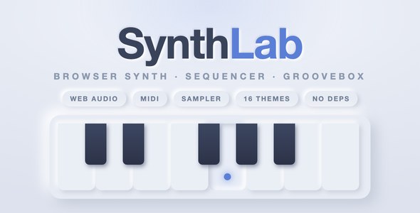 SynthLab – Browser Synth, Sequencer & Groovebox