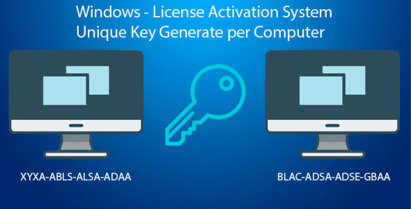 Key Generator – Per Computer License Activation Plan