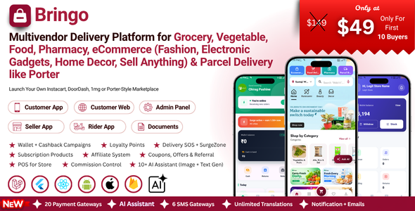 Bringo | Multi Module Multivendor Offer Platform