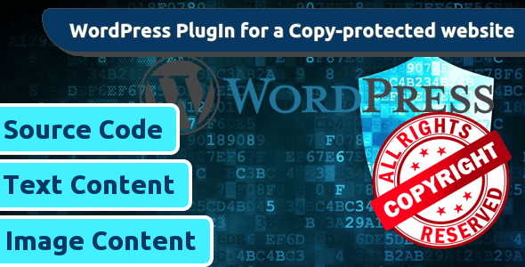 CopyProof WordPress Websites : Easiest PlugIn activation is ample to create total net page reproduction-proof