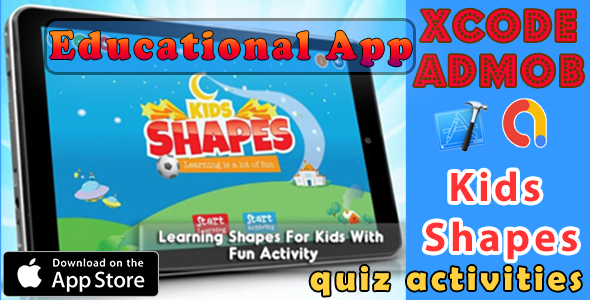 Studying Shapes for Kids quiz activities – iOS11 and Swift 3