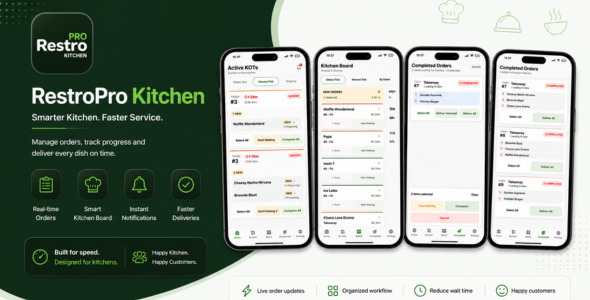 Restro Kitchen – Restaurant Kitchen and KOT Management App