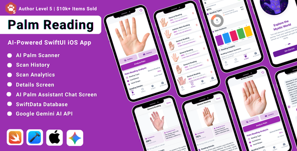 MysticLens | AI Palm Studying iOS Mobile App