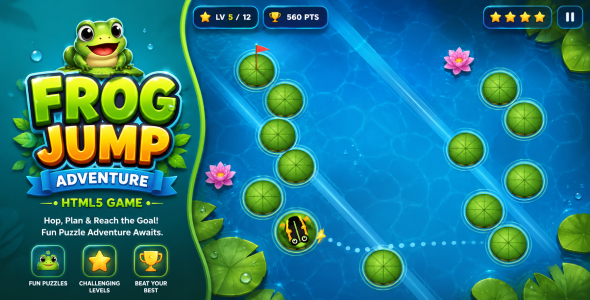 Lily Soar | Frog Jump Adventure HTML5 Sport