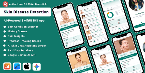 DermLens | AI Pores and skin Health & Condition Scanner iOS App