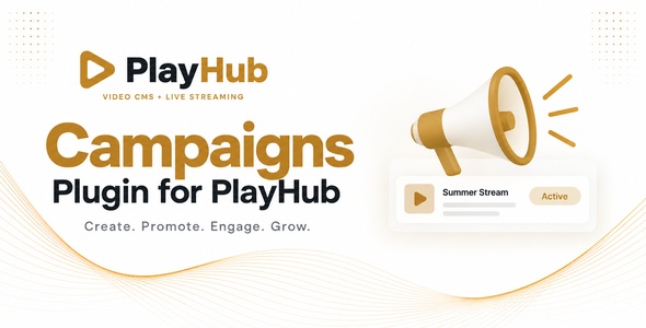 Channel campaigns – Plugin for PlayHub Video CMS