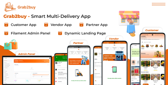 Grab2Buy | Multi-Vendor Shipping Platform