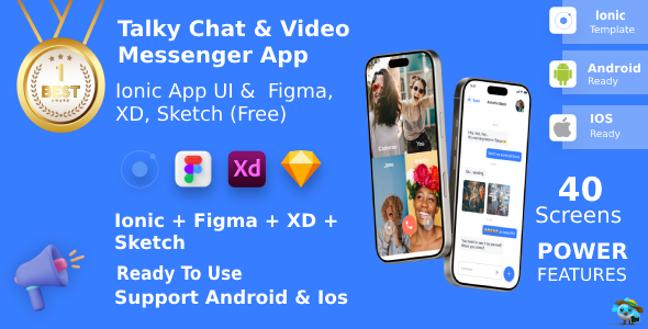 Talky – Ionic Chat and Calling UI Kit