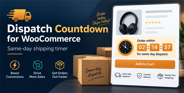 Dispatch Countdown for WooCommerce
