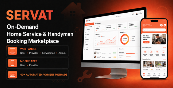 Servat | On-Request of Home Carrier and Handyman Reserving Market