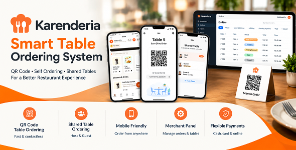 Karenderia Natty Table Ordering System