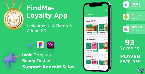 FindMe | Ionic Meals Provide App Template