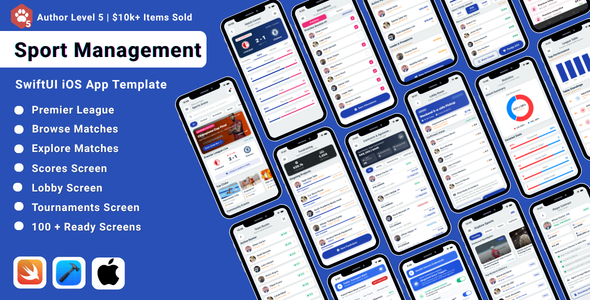 TeamPulse | Sport Administration SwiftUI iOS App Template