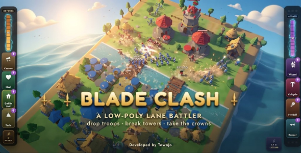 Blade Conflict | 3D HTML5 Card Fight RTS Sport