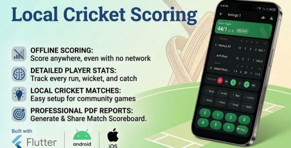 Cricer | Offline Cricket Scoring App for Android & iOS